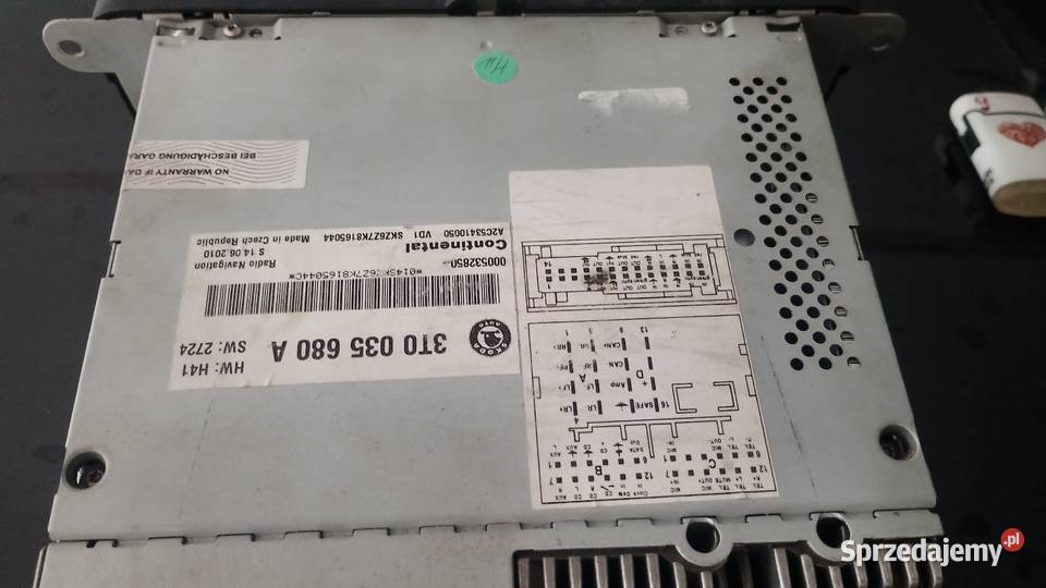 Radio Skoda Superb uszkodzone Tomaszów Mazowiecki