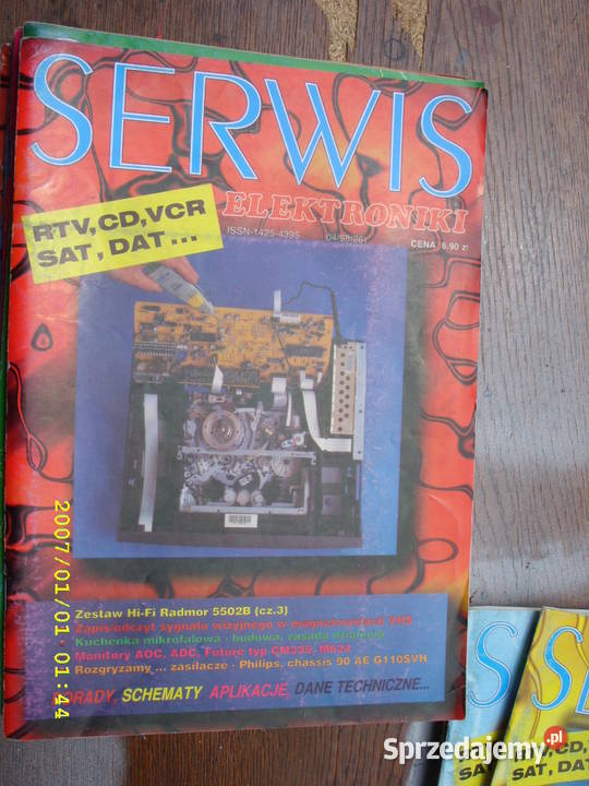 Rocznik miesiecznika SERWIS ELEKTRONIKI1998R Wołów