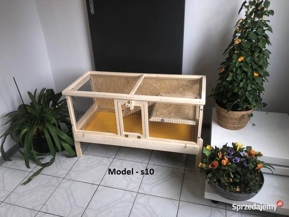 Klatka drewniana zagroda królika świnki morskiej Myszków sprzedam