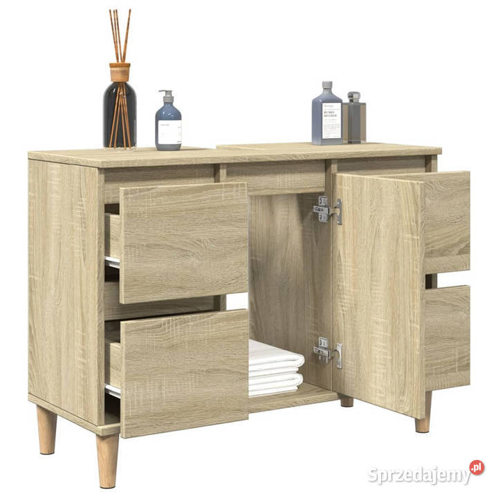 Szafka pod umywalkę dąb sonoma 80x33x60 WM849665 Warszawa