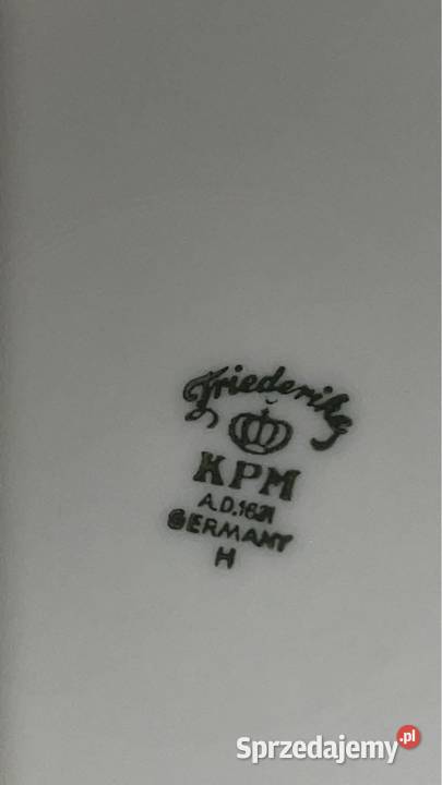 Talerzyk deserowy KPM Friederike Carl Krister