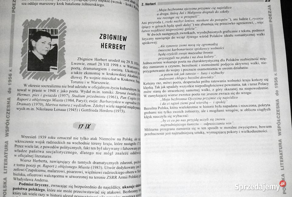 Opracowania lektury i wiersze 7a Polska Pozostałe Chełm