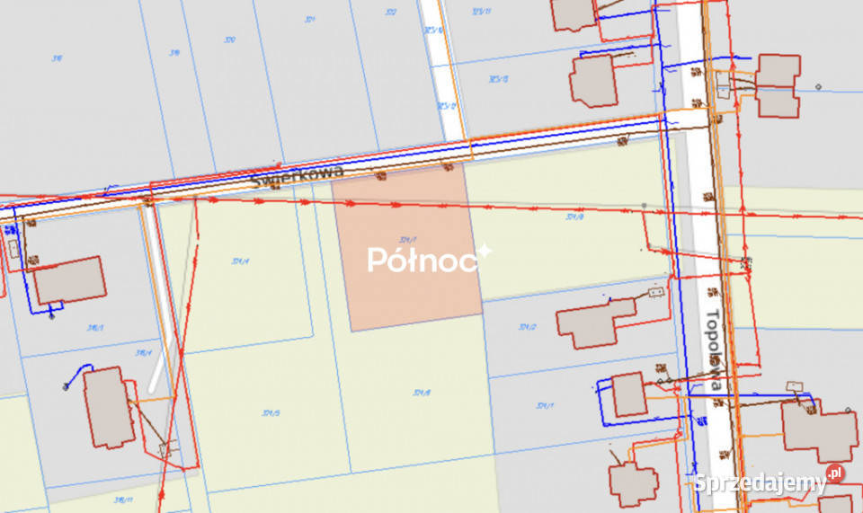 3 działki pod zabudowę mieszkaniową i usługi Czosnówka sprzedam