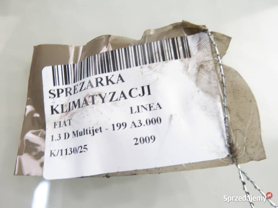 KOMPRESOR KLIMATYZACJI FIAT LINEA 13 D Multijet osobowe sprzedam