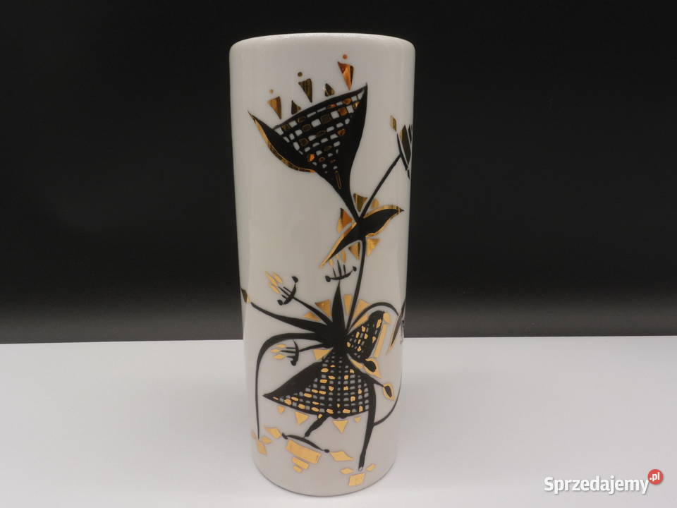 Wazon Gerold Porzellan Bavaria Modernizm lata Raszków