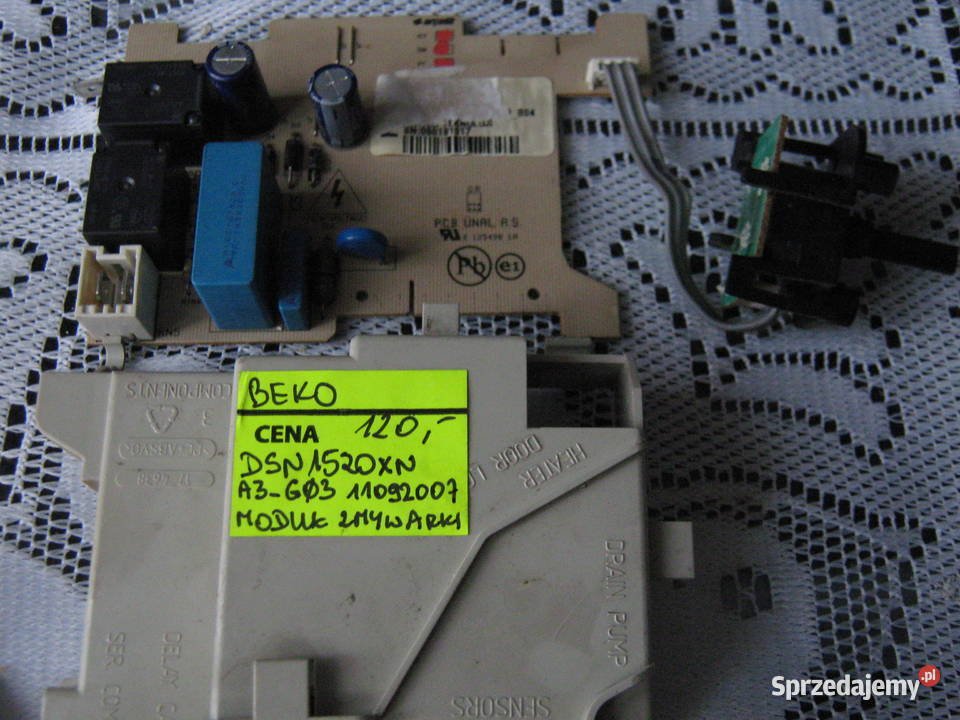 BEKO DSN 1520 XN A3G03 11092007 MODUŁ ZMYWARKI Nowy Sącz sprzedam