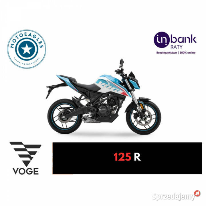 VOGE R125 Voge R 125 Transport Raty Fvat wielkopolskie Bicz
