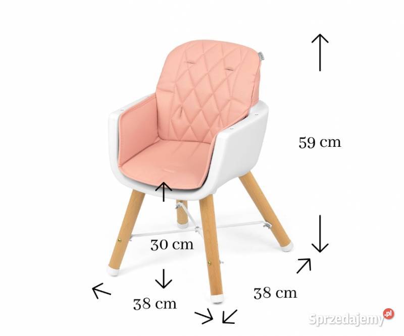 KRZESEŁKO DO KARMIENIA 2W1 ESPOO RÓŻ Bielsk Podlaski sprzedam