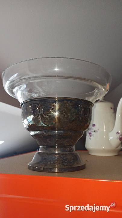 Żardinera Okrągła Patera Plater i szkło Porcelana i szkło pomorskie