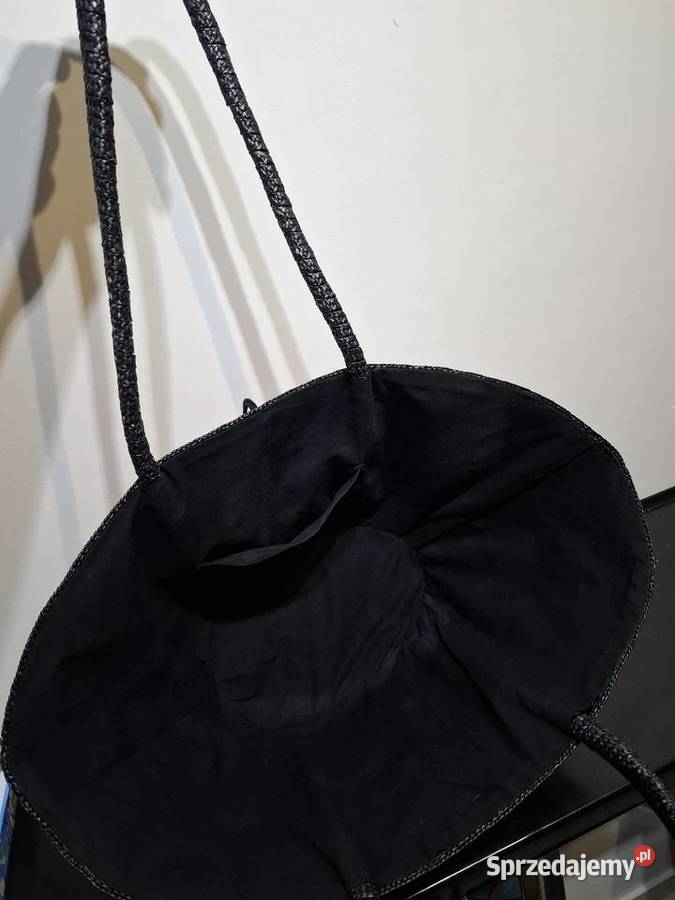 Duża torba plażowa targowa pleciona Kraków