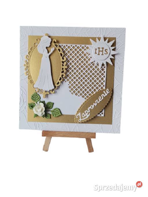 Zaproszenia Komunia Dziewczynka W Ramce