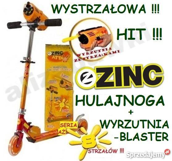 Zinc Attax Blaster Wyrzutnia Hulajnoga Dwukołowa Mogilany sprzedam