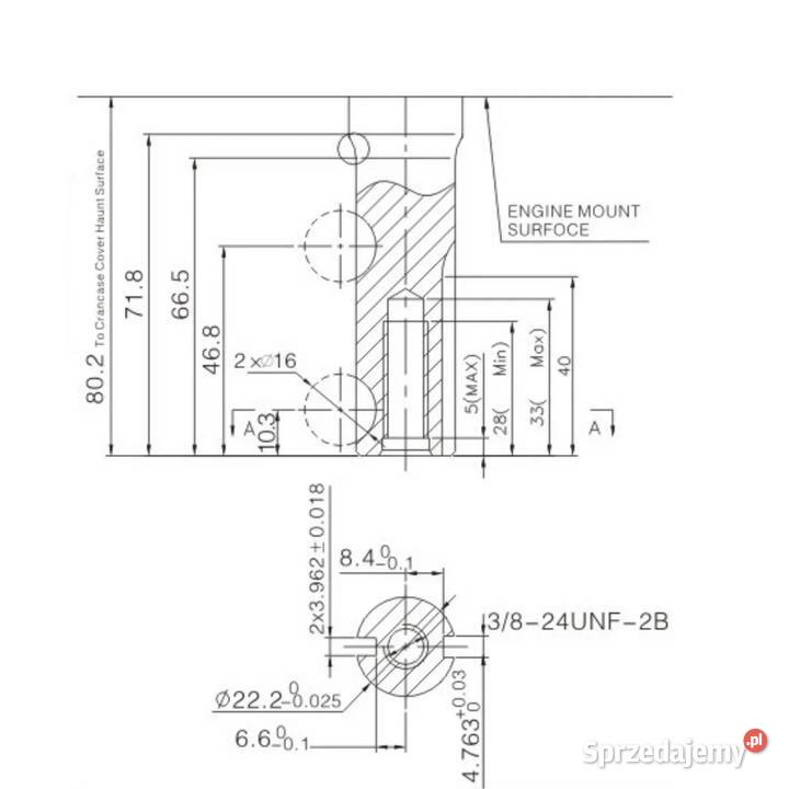 Silnik spalinowy Loncin LC1P65FE2 wał pionowy Wrocław
