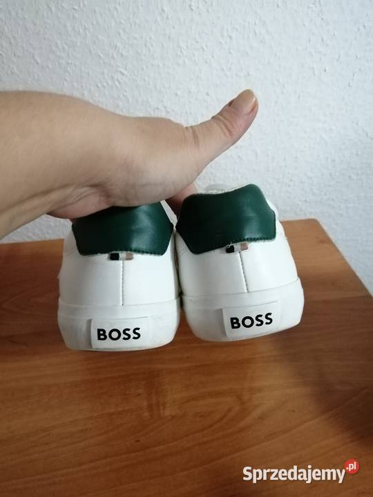 Hugo Boss białe sneakersy 50474728 B logo Aiden inna Zgorzelec
