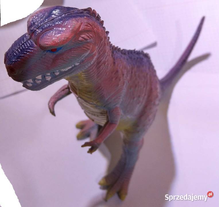Zestaw 2 figurki dinozaury dinozaur nowe 1987 brązowy/beżowy
