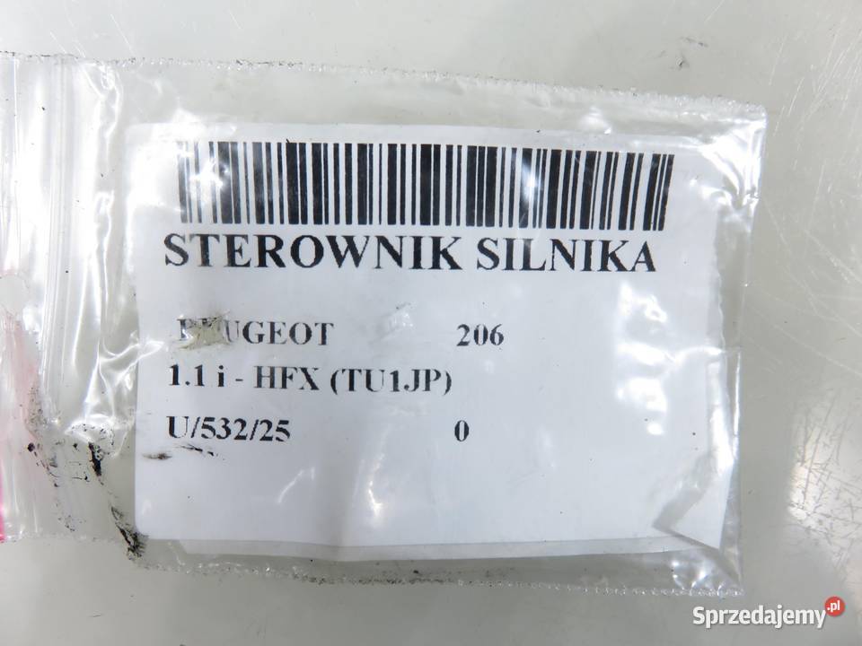 STEROWNIK PEUGEOT 206 11 HFX 9652488080 osobowe