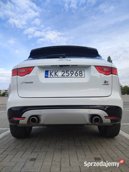 Jaguar fpace wersja S 4x4 380 full Kraków