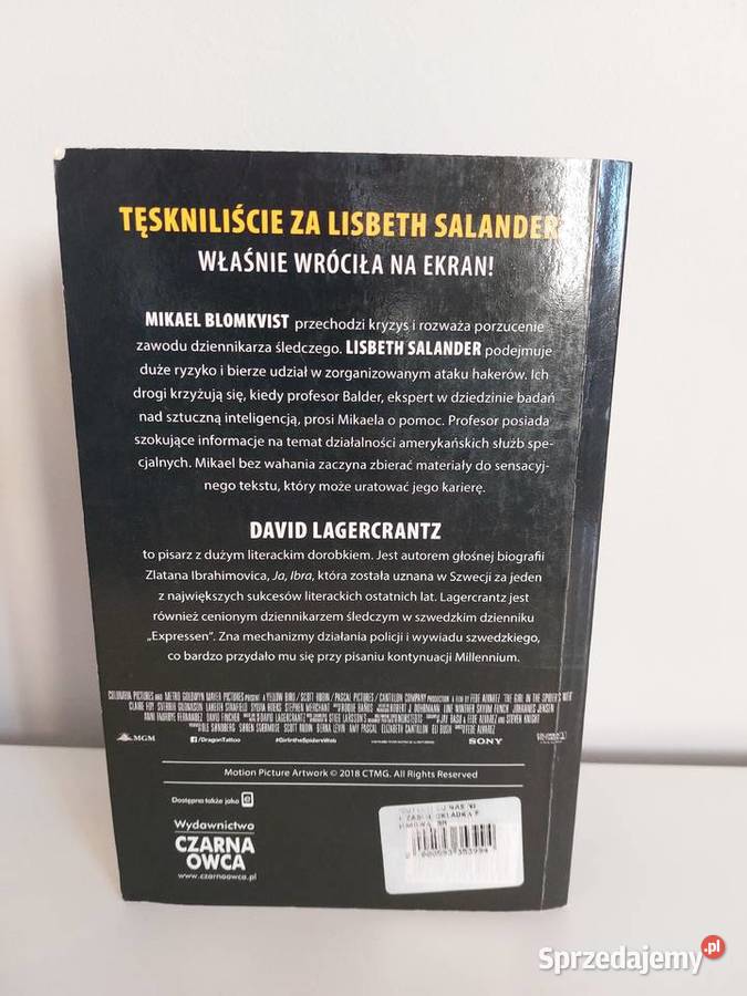 książka Co nas nie zabije David Lagercrantz ISBN 9788381430838 Poznań