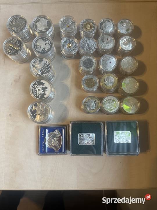 Srebrne monety kolekcjonerskie NBP