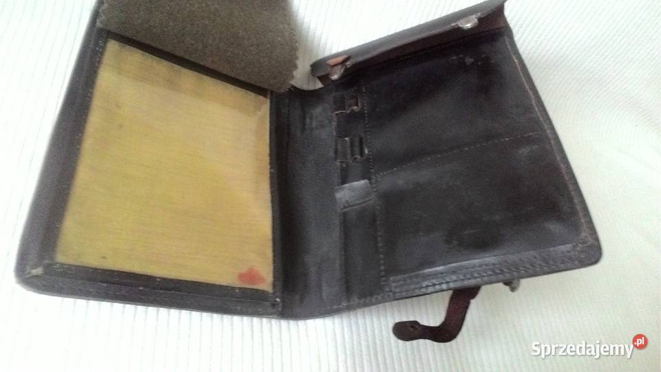 Stara skórzana Raportówka Mapnik 1966 mazowieckie sprzedam