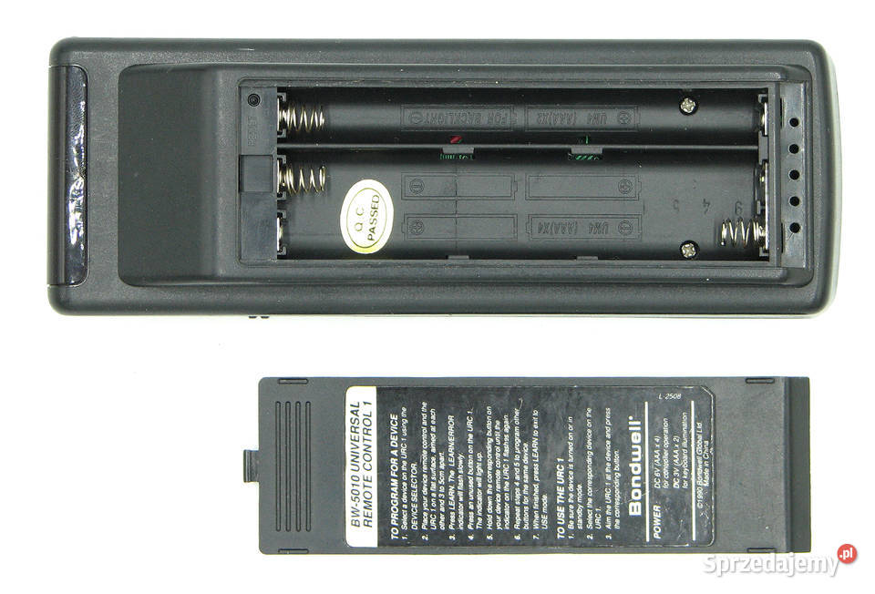 Pilot uniwersalny TV VCR CDV AUX Bondwell BW5010 Cielądz