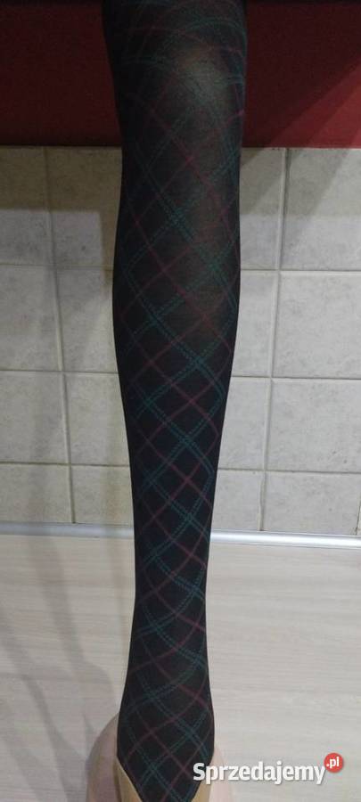 Rajstopy we wzory na czarnym tle Company Fashion Dodatki Lublin