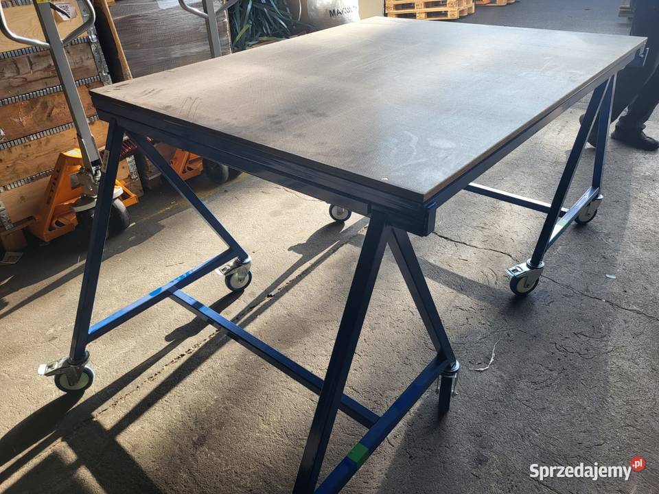 Stół warsztatowy mobilny rozkładany blat 150 x