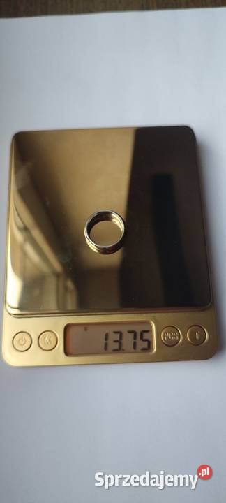 Pierścionekobrączka platynowa Platyna 950 Waga Gdańsk
