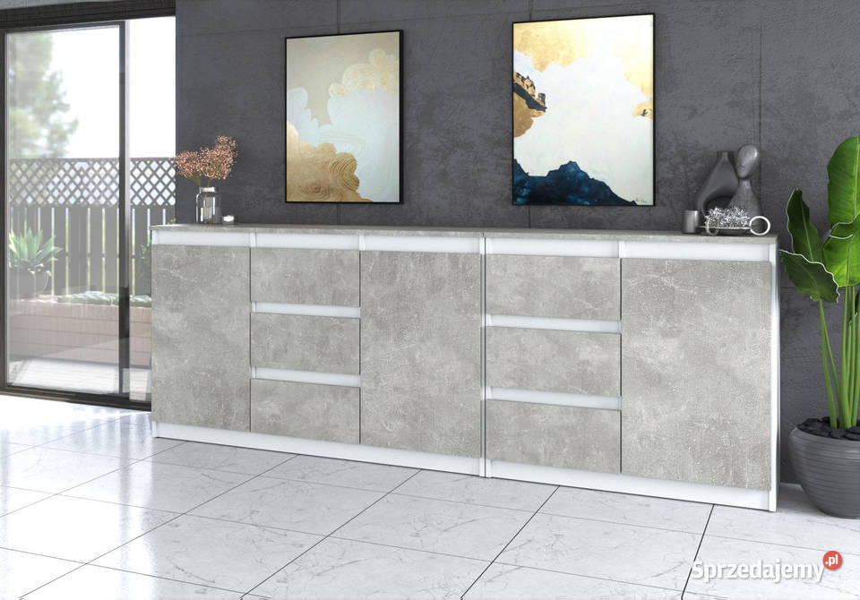 Komoda Z 6 Szufladami Do Salonu Salonu Szafka 75cm
