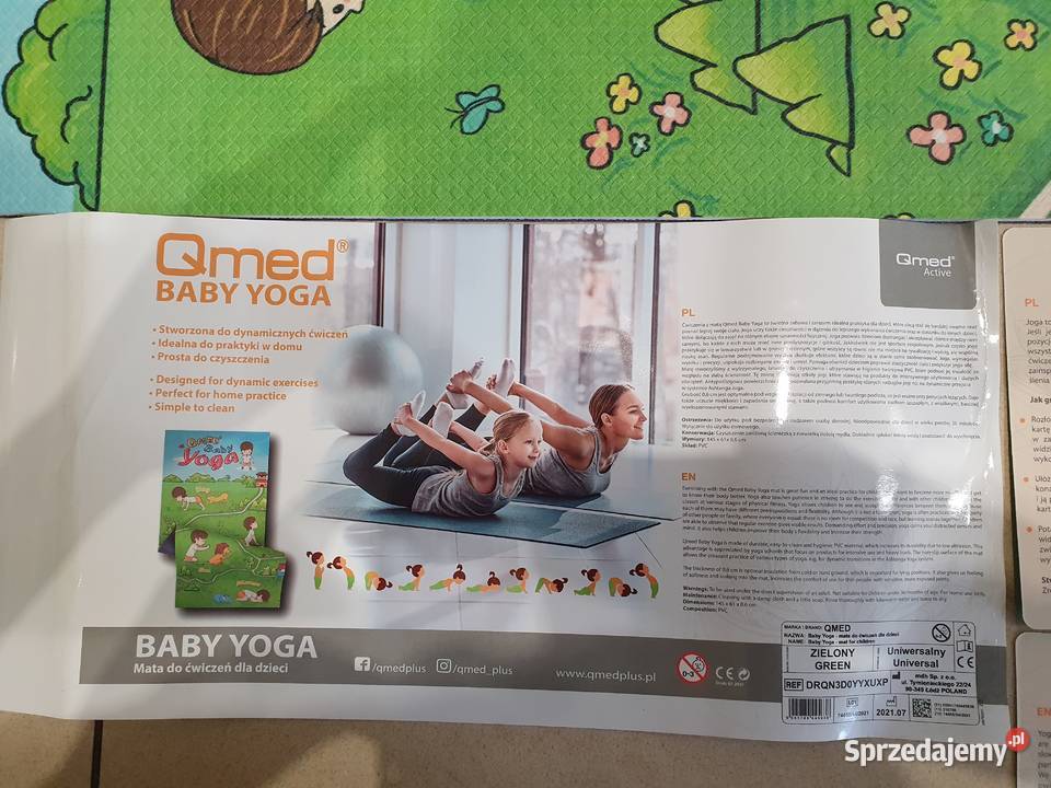 QMED BABY YOGA Mata do ćwiczeń dzieci zestaw Kielce