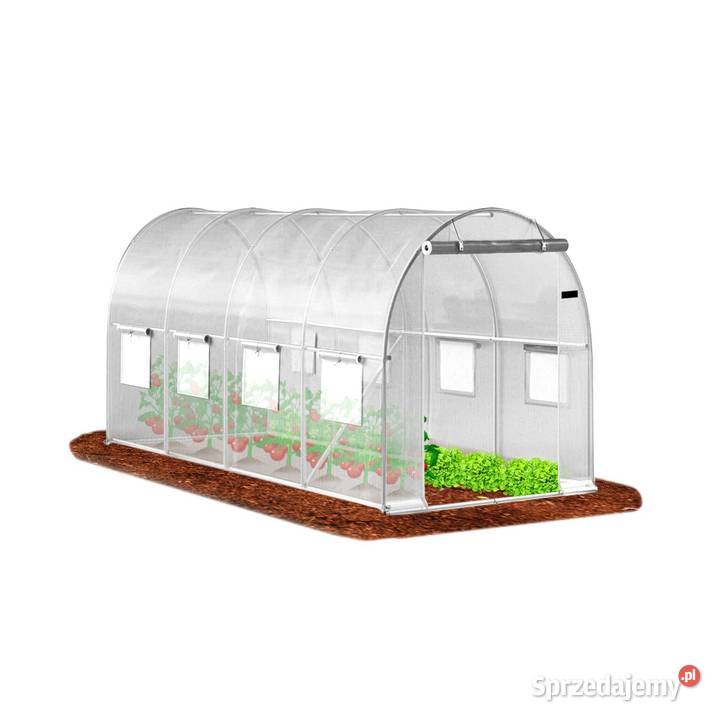 Tunel ogrodowy foliowy biały szklarnia folia Tunele foliowe Poznań