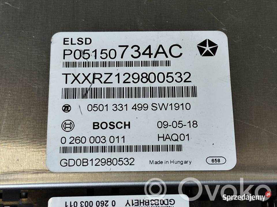 Jeep Grand Cherokee WK2 STEROWNIK KOMPUTER