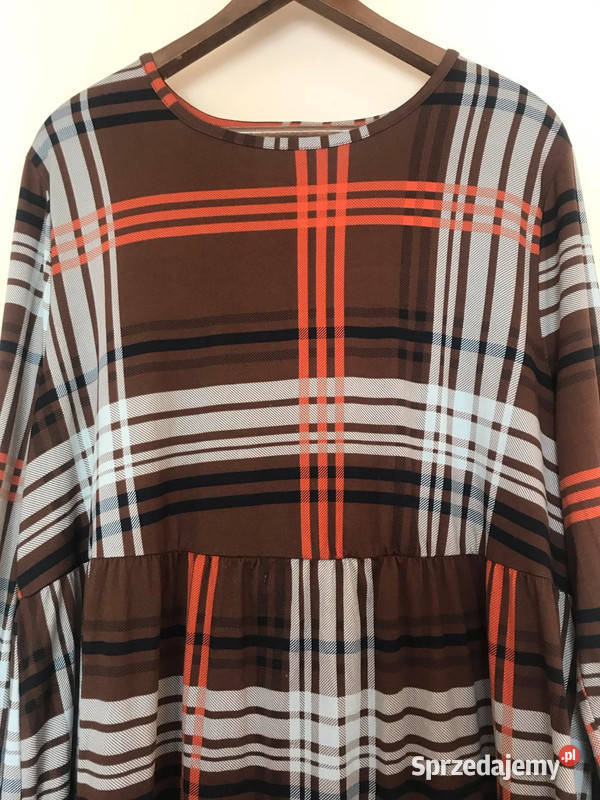 Sukienka w kratkę 4850 Hajnówka