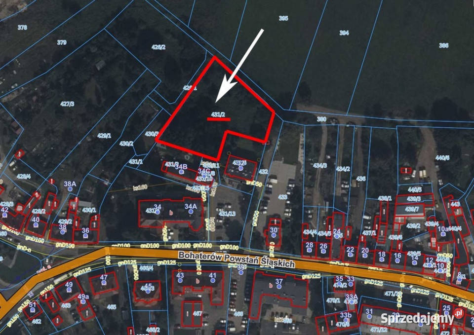 Działka na sprzedaż budusług 27 ar Niemodlin opolskie