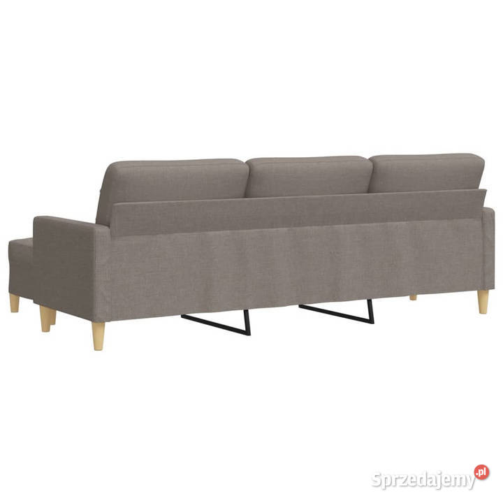 3osobowa sofa z podnóżkiem kolor taupe 210 Warszawa