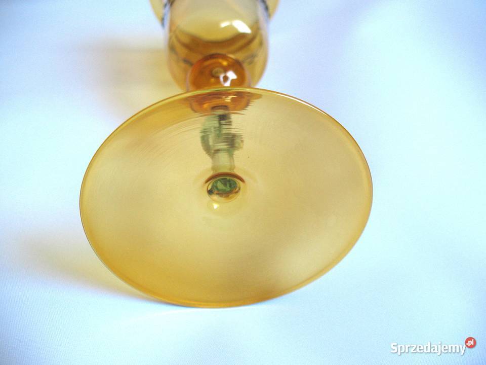 Wazon szkło w kolorze miodowym 255 x 97 Wazony Siedlce