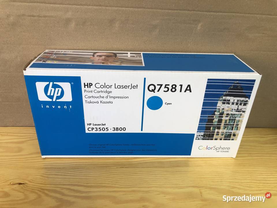 Toner HP 503A NOWY LaserJet 3800 3505 Cyan Druk w kolorze Kraków