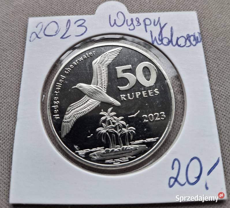 wyspy kokosowe50 rupi 2023 RBURZYK KLINOSTERNY mazowieckie Legionowo