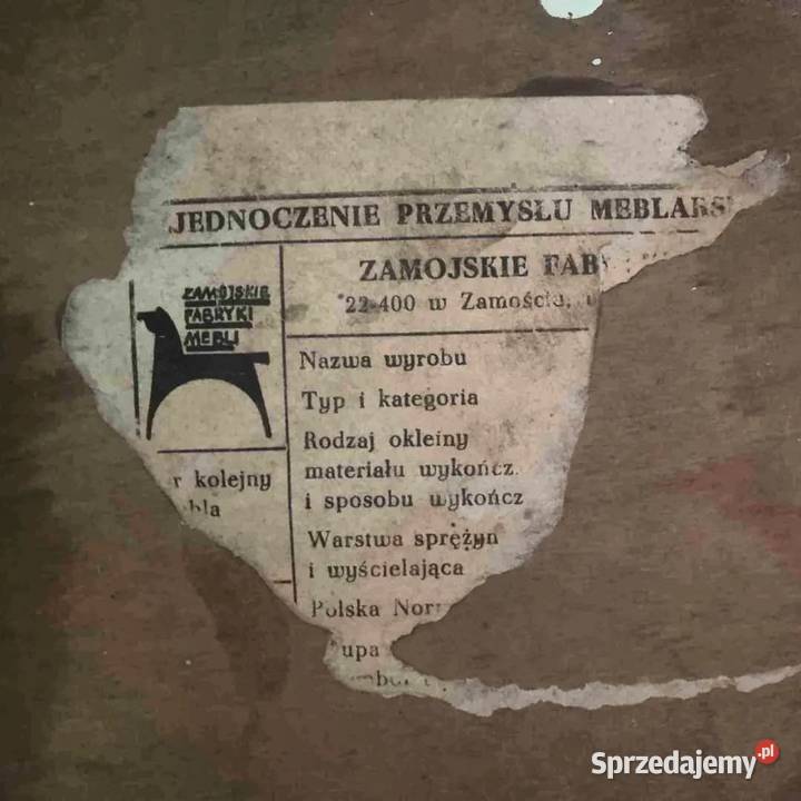 Krzesła z okresu PRL Renowacji Książ Mały
