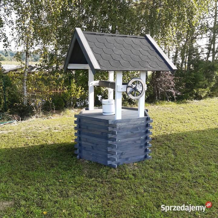 Studnia drewniana ozdobna Obudowa kręgu Studnie ozdobne Jordanów
