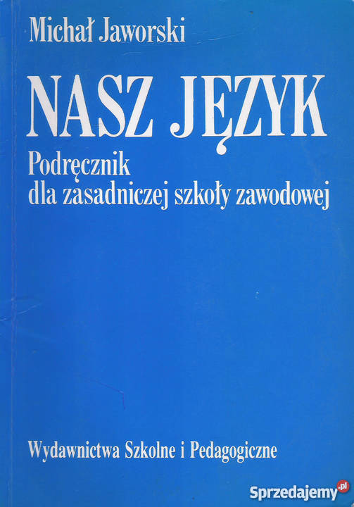 Nasz język M Jaworski Puławy sprzedam