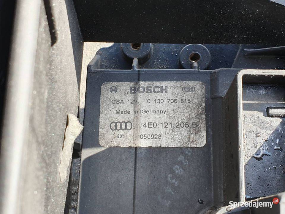 WENTYLATOR CHŁODNICY AUDI A8 D3 4E0121205B Lipno
