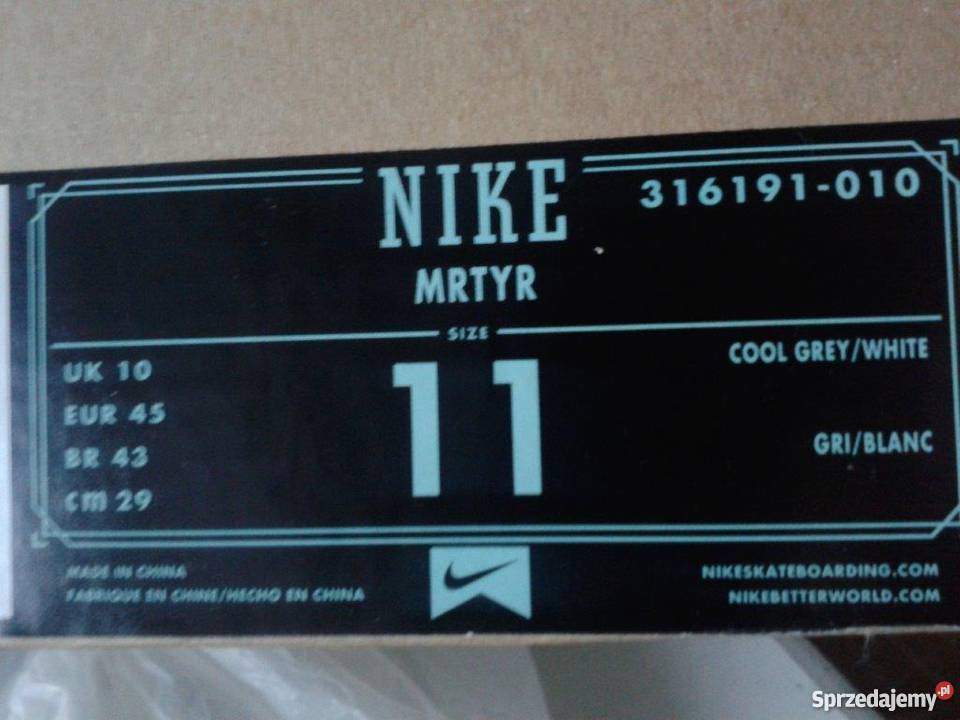 buty NIKE mrtyr 45 445 316191 wielkopolskie Luboń