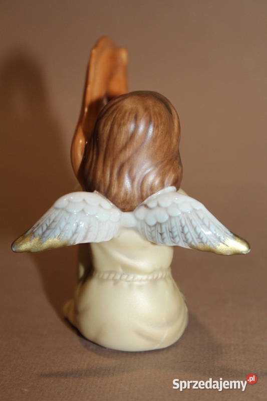 Figurka aniołek grający na harfie 256 FiaF Porcelana i szkło Szczecin