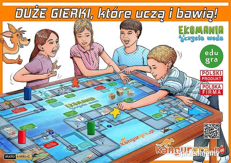 wielka EKO GRA planszowa EKOMANIA czysta woda Kraków