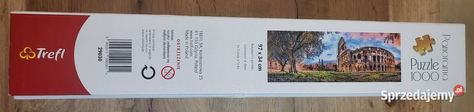 Zestaw Puzzli Panorama Trefl 1000 elementów 6 Pozostałe Warszawa