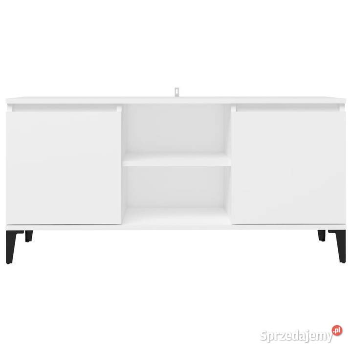 Szafka TV metalowe nóżki biała 1035x35x50 mazowieckie Warszawa