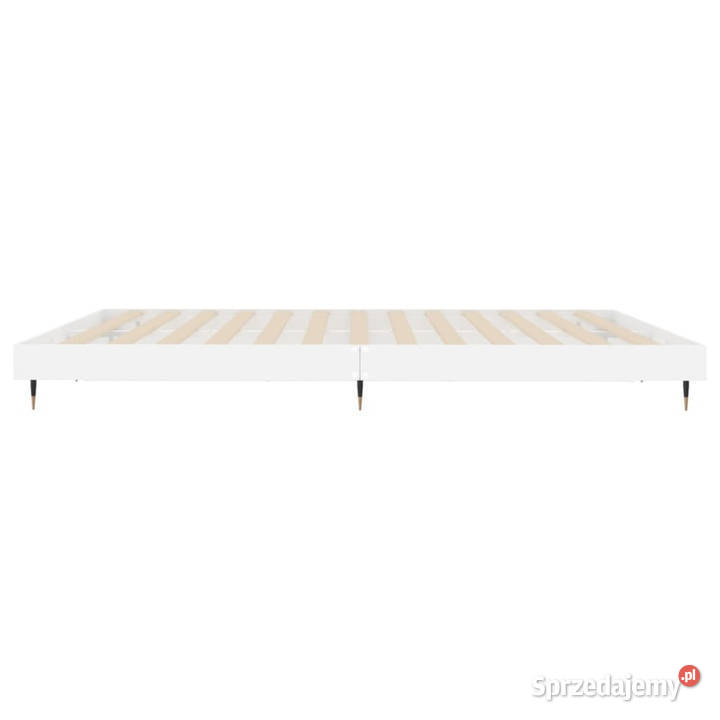Rama łóżka biała połysk materiał drewnopochodny 20cm sprzedam