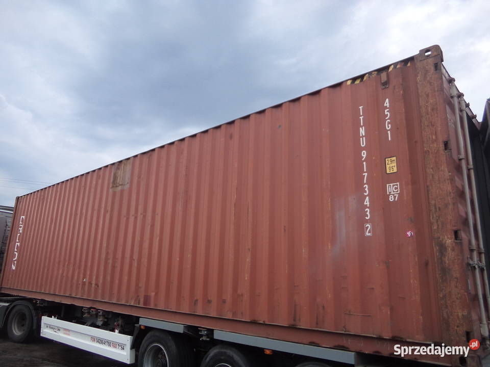 Kontenery morskie 40HC dostępne ręki małopolskie sprzedam