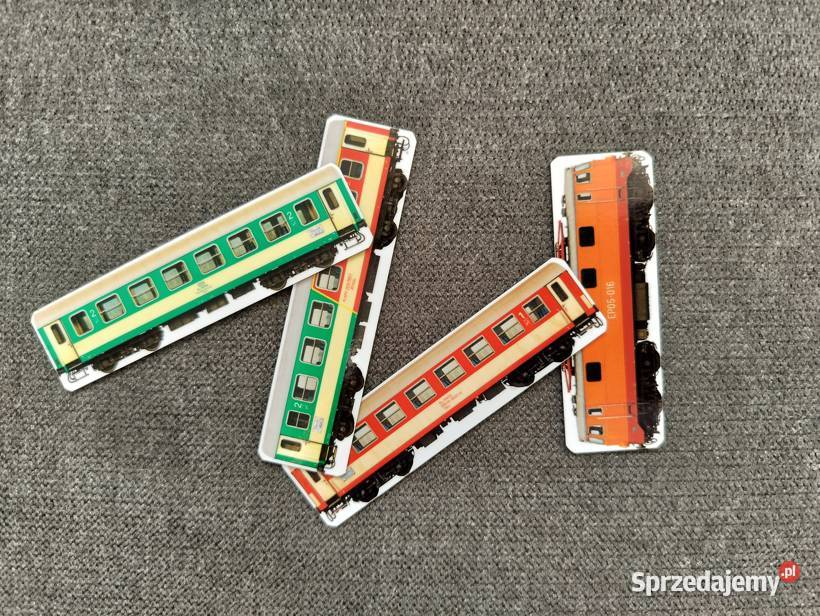 Magnesy lokomotyw i wagonów na lodówkę Seria I